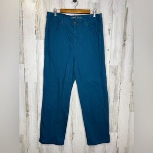 Catherines Slimmer Classic Women's Plus Size Jeans Teal Size 16W